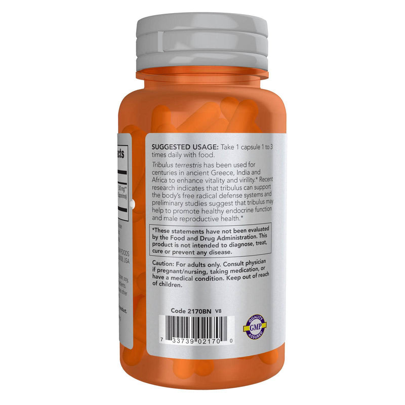 NOW Foods Tribulus 500 mg 100 Veg Capsules