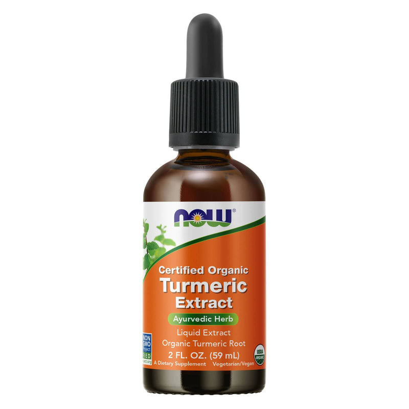 NOW Foods Turmeric Extract Liquid Organic 2 fl oz