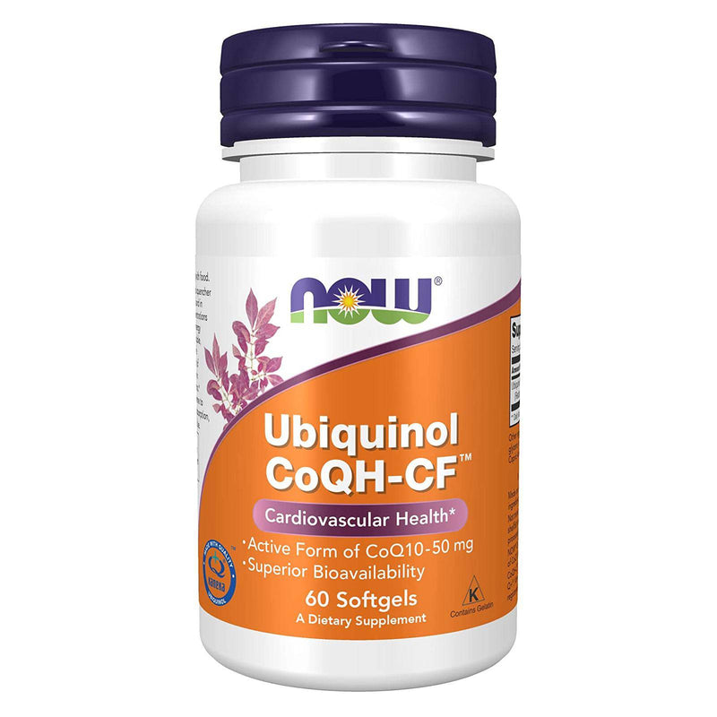 NOW Foods Ubiquinol CoQH-CF 60 Softgels