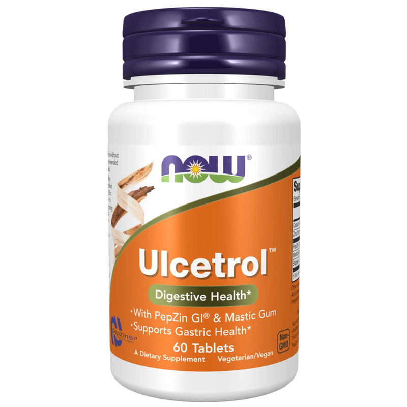 NOW Supplements、UlceTrol™は、胃の健康状態を支え、消化器の保健、60錠