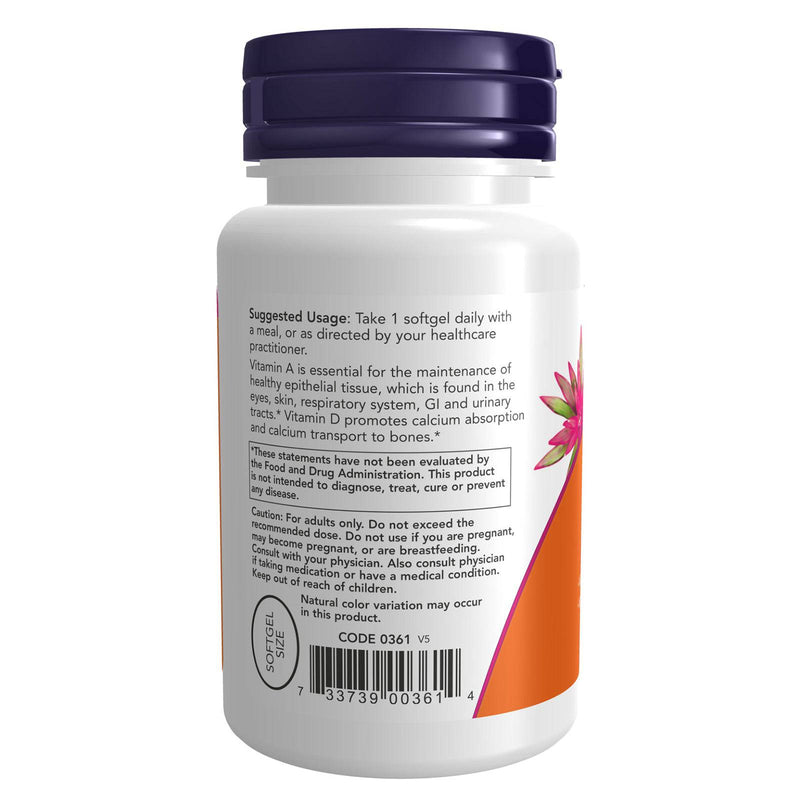 NOW Foods Ultra A & D-3 25,000/1,000 100 Softgels