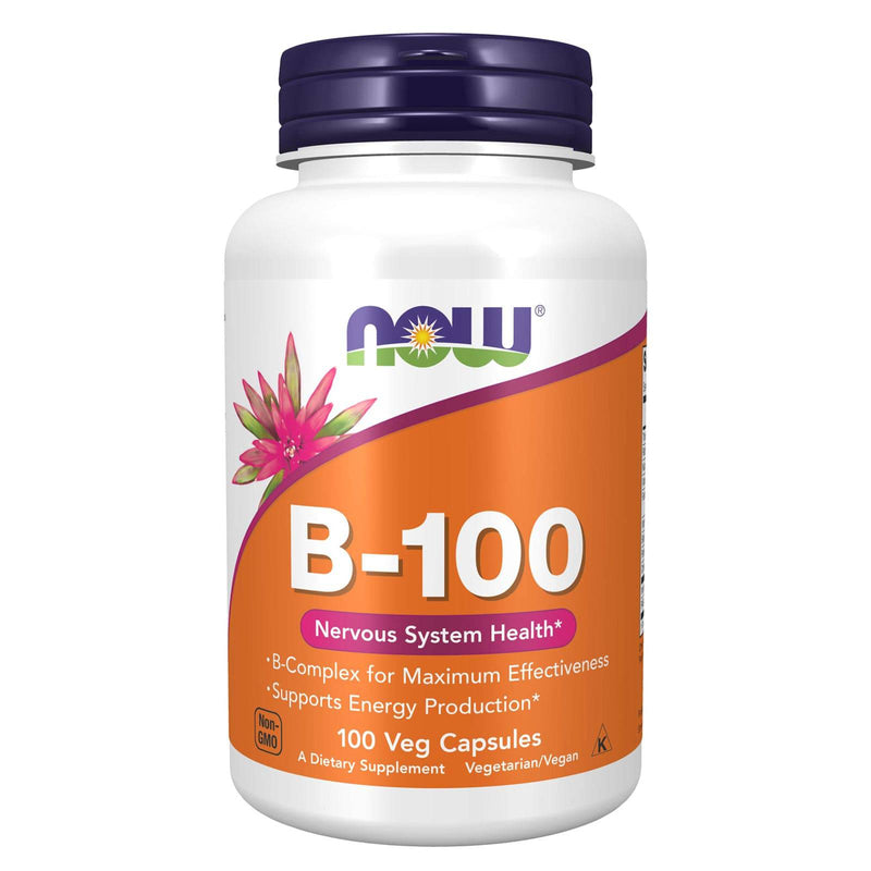 NOW Foods Vitamin B-100 100 Veg Capsules