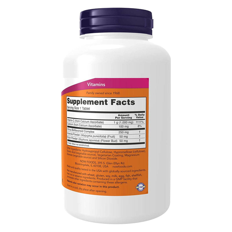 NOW Foods Vitamin C-1000 Complex 180 Tablets