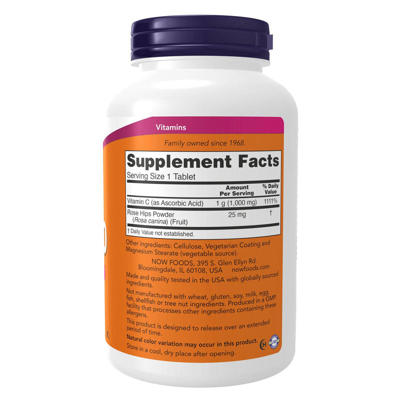 NOW Foods Vitamin C-1000 Sustained Release 250 Tablets