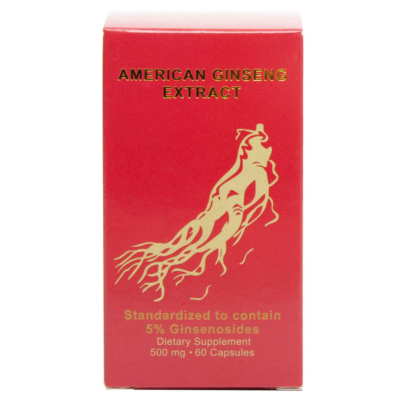 Concentrado de Ginseng Americano NuHealth - 60 Cápsulas