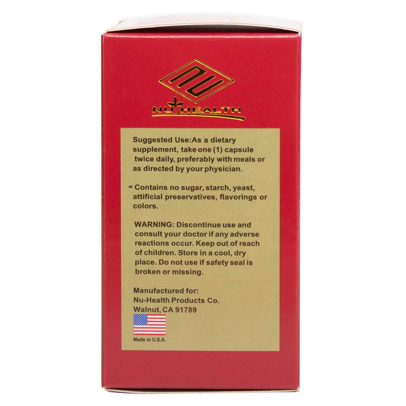 NuHealth American Ginseng Concentrate 60 Capsules