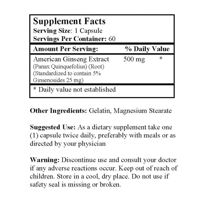 NuHealth 美国人参浓缩60胶囊