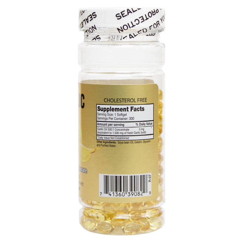 Aceite de ajo NuHealth - 300 Cápsulas blandas