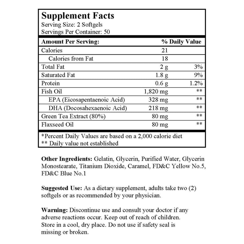 NuHealth 해양 지질 복합물, 1000 mg - 100 소프트겔