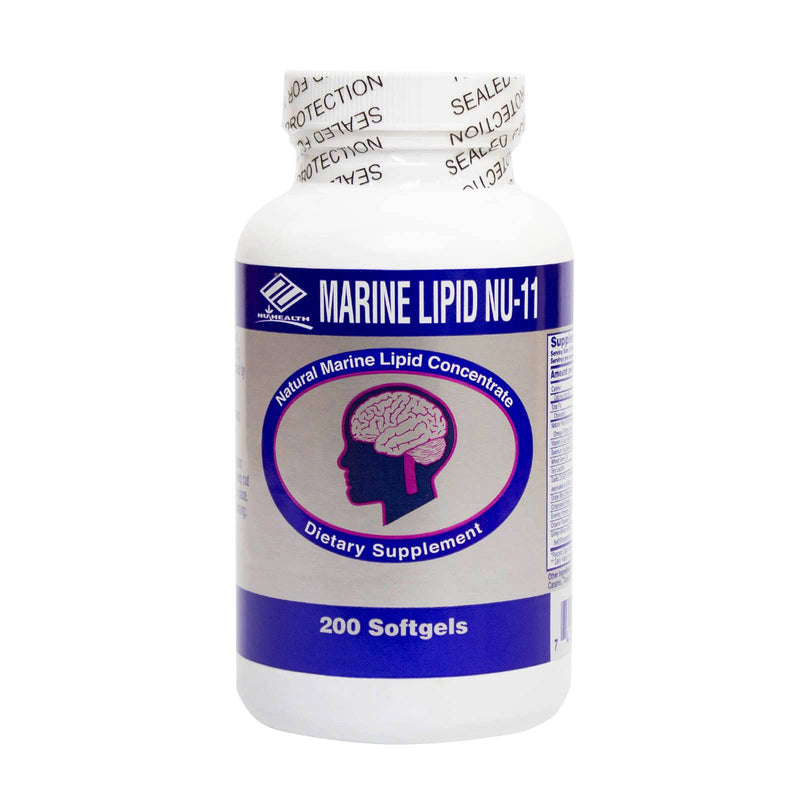 NuHealth Marine Lipid NU-11 천연 해양 지질 농축물 - 200 소프트겔