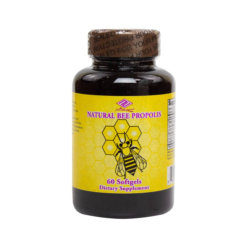 NuHealth Propóleo de abeja natural, 500 mg - 60 Cápsulas blandas