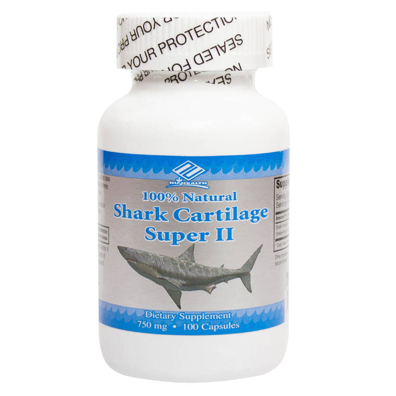 NuHealth Shark Cartilage 750 mg 100 Capsules