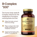Solgar B-Complex "100" 100 Tablets - DailyVita