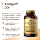 Solgar B-Complex "100" 100 Vegetable Capsules - DailyVita