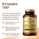 Solgar B-Complex "100" 50 Vegetable Capsules - DailyVita