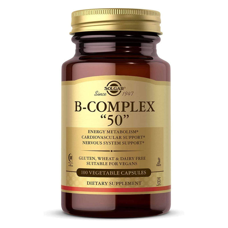 Solgar B-Complex "50" 100 Vegetable Capsules