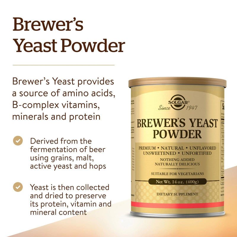 Solgar Brewer's Yeast Powder 14 oz