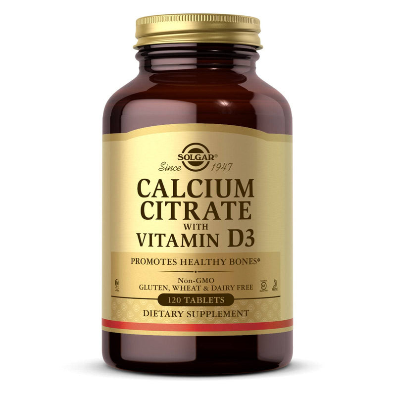 Solgar Calcium Citrate with VitaminD3-120錠