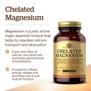 Solgar Chelated Magnesium 100 Tablets - DailyVita