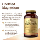 Solgar Chelated Magnesium 250 Tablets - DailyVita