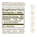 Solgar Chelated Manganese 100 Tablets - DailyVita