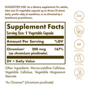 Solgar Chromium Picolinate 200 mcg 180 Vegetable Capsules - DailyVita