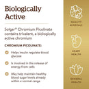 Solgar Chromium Picolinate 200 mcg 180 Vegetable Capsules - DailyVita