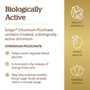 Solgar Chromium Picolinate 500 mcg 120 Vegetable Capsules - DailyVita