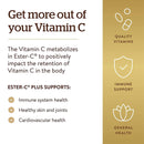 Solgar Ester-C Plus 1000 mg Vitamin C (Ester-C Ascorbate Complex) 180 Tablets - DailyVita