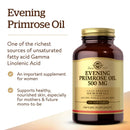 Solgar Evening Primrose Oil 500 mg 180 Softgels - DailyVita