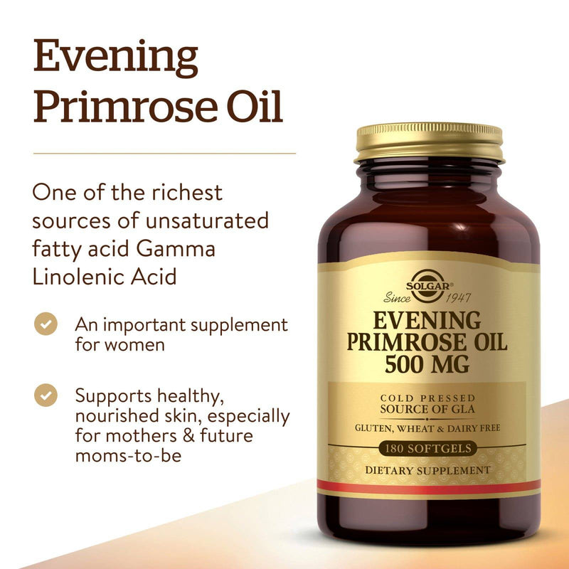 Solgar Evening Primrose Oil 500 mg 180 Softgels