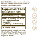 Solgar Folate 1000 mcg (Metafolin 1,000 MCG) 60 Tablets - DailyVita