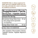 Solgar FP Super Ginkgo 120 Vegetable Capsules - DailyVita
