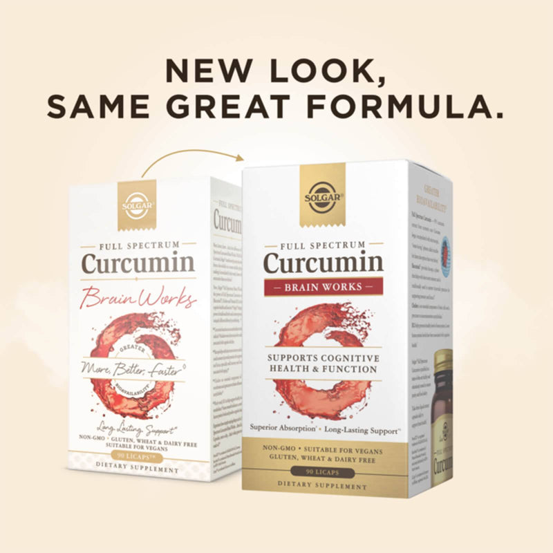 Solgar Full Spectrum Curcumin Brain Works Licaps™