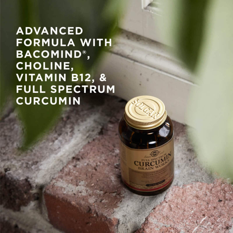 Solgar Full Spectrum Curcumin Brain Works 90 Licaps