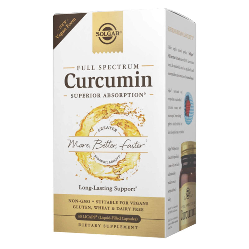 Solgar Full Spectrum Curcumin Liquid Extract 60 Softgels