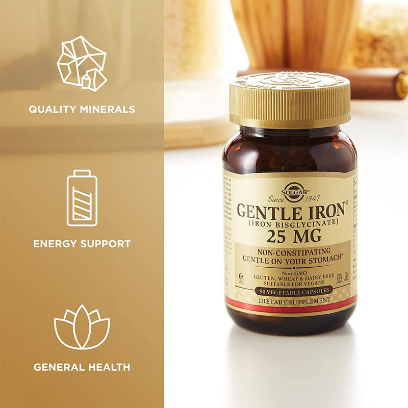 Solgar Gentle Iron 90 Vegetable Capsules