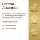 Solgar L-Cysteine 500 mg 90 Vegetable Capsules - DailyVita