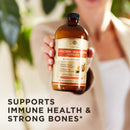 Solgar Liquid Calcium Magnesium Citrate with Vitamin D3 Orange Vanilla 16 fl oz - DailyVita