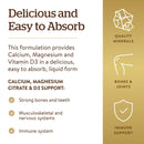 Solgar Liquid Calcium Magnesium Citrate with Vitamin D3 Strawberry 16 fl oz - DailyVita