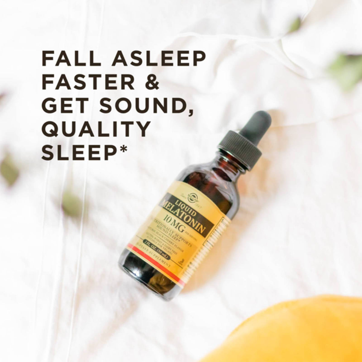 Solgar Liquid Melatonin 10 mg Natural Black Cherry 2 fl oz | DailyVita Solgar Liquid Melatonin 10 mg Natural Black Cherry 2 fl oz | DailyVita