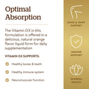 Solgar Liquid Vitamin D3 (Cholecalciferol) 125 mcg (5,000 IU) Natural Orange 2 fl oz - DailyVita