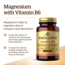 Solgar Magnesium with Vitamin B6 100 Tablets - DailyVita