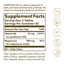 Solgar Magnesium with Vitamin B6 250 Tablets - DailyVita