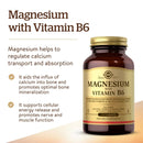 Solgar Magnesium with Vitamin B6 250 Tablets - DailyVita