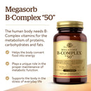 Solgar Megasorb B-Complex "50" 100 Tablets - DailyVita