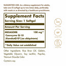 Solgar Megasorb CoQ-10 100 mg 90 Softgels - DailyVita