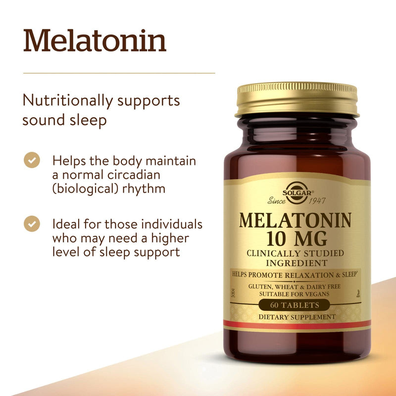 Solgar Melatonin 10 mg 60 Tablets