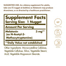 Solgar Melatonin 3 mg 120 Nuggets - DailyVita