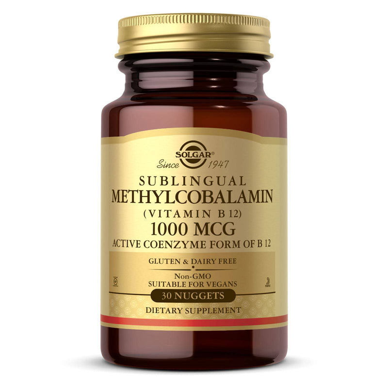 Solgar Methylcobalamin (Vitamin B12) 1000 mcg 30 Nuggets